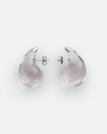 Drop earrings transparent