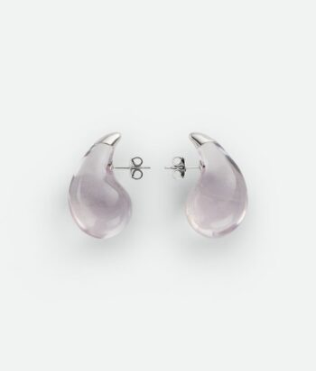 Drop earrings transparent