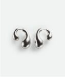 Drop earrings in silver