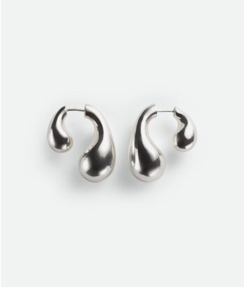 Drop earrings in silver